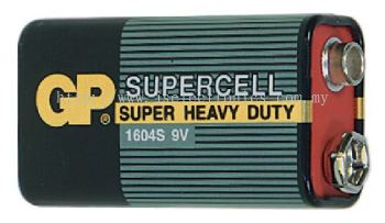 GP SUPERCELL, 9 VOLTS BATTERY