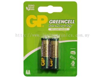 GP Greencell Batteries AA (2pcs/card) GP15G-2U2