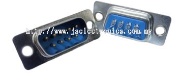 D-Sub Connector 9 Pins, Plug, Solder Wire Type