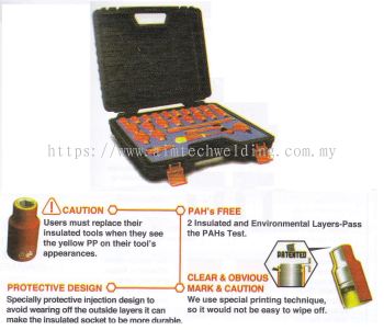 IS-BM424B DR.INSULATED SOCKET WRENCH SETS