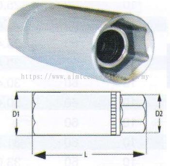 1/2" MAGNETIC SPARK PLUG SOCKET