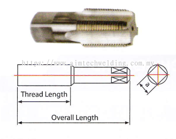 BSP THREAD HIGH SPEED STEEL MACHINE/HAND TAP