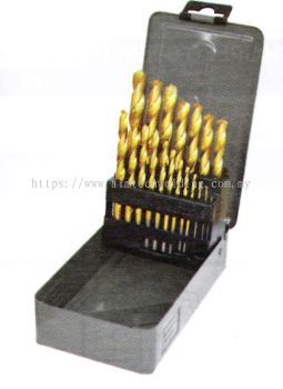 HSS TIN COATED M2 JOBBER DRILLS 135掳 SET