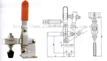 GH101D VERTICAL HANDLE TOGGLE CLAMP