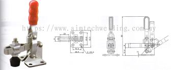 GH101A VERTICAL HANDLE TOGGLE CLAMP