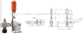 GH102B VERTICAL HANDLE TOGGLE CLAMP