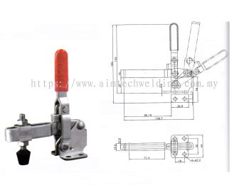 GH12130 VERTICAL HANDLE TOGGLE CLAMP