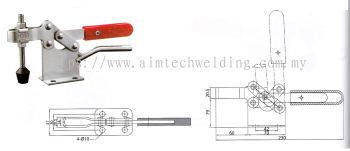 GH220WH HORIZONTAL HANDLE TOGGLE CLAMP