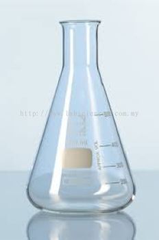 Duran Erlenmeyer Flasks, Narrow Neck, with graduation