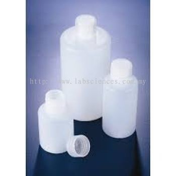 Azlon Bottle, Round, Narrow Neck, HDPE