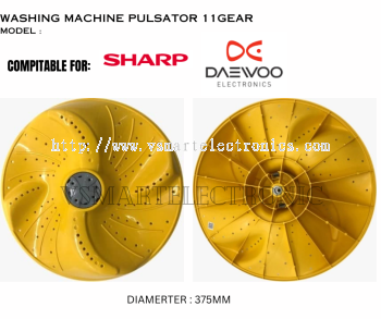 SHARP DAEWOO WASHING MACHINE PULSATOR  (37.5CM) 11GEAR