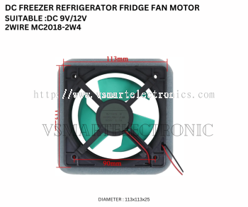 Panasonic Refrigerator Fan Motor FBA11J10M DC9V 0.17A 2Wire (NEW) Cooling Fan