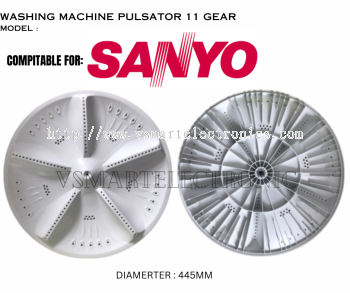 SANYO WASHING MACHINE PULSATOR (44.5CM) 11GEAR