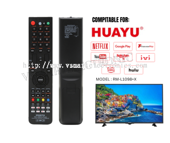 RM-L1098+X HUAYU TV REMOTE REPLACEMENT FOR UNIVERSAL TV REMOTE CONTROL