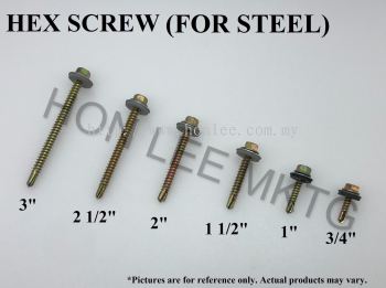 HEX SCREW #12 x 2"