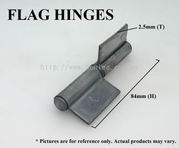 FLAG HINGES 2.5MM 