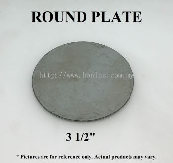 ROUND PLATE 3 1/2" 