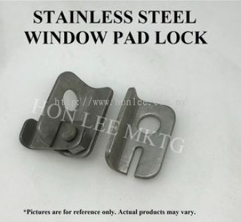 STAINLESS STEEL WINDOW PAD LOCK