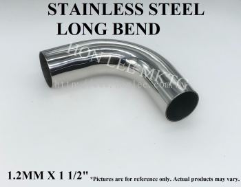 STAINLESS STEEL LONG BEND [1.2mm X 1 1/2"] 