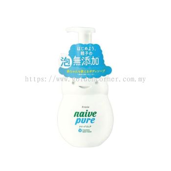 Kracie Naive Pure Foaming Body Wash 550mL