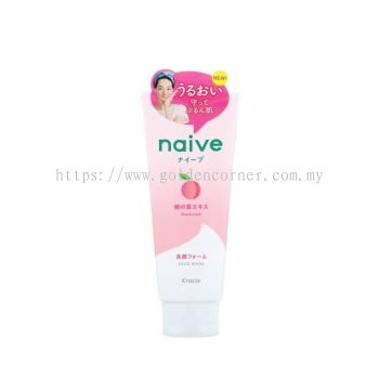 Kracie Naive Face Wash 130g - Peach Leaf