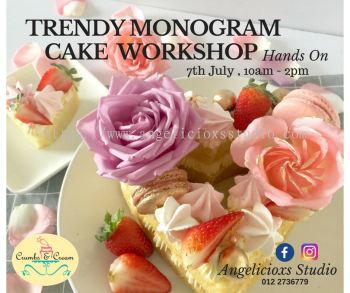 Trendy Monogram Cake Decor Workshop