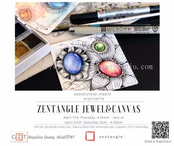 Zentangle Jewel & Canvas