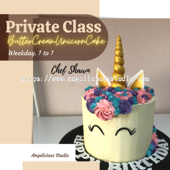 Private Class Buttercream Unicorn Cake