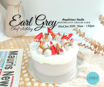 Minimalist Earl Grey Cream Cake Workshop