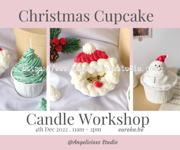 Christmas Theme Cupcake Candle Workshop