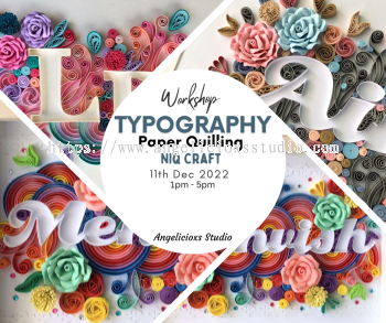 Typography Paper Quilling Workshop