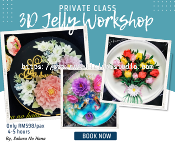 Private Class 3D Jelly Flora Cake