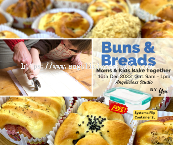 Moms & Kids Bread and Bun Baking Class