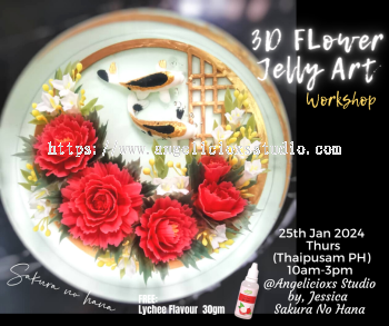 CNY Theme 3D Jelly Cake Workshop with Koi