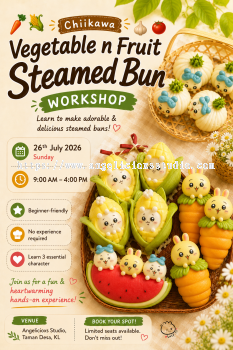 Chikawa Vegetable & Fruit Steamed Bun Workshop 