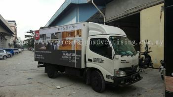 SCI truck Lorry inkjet uv sticker at subang jaya 