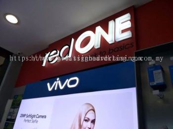 Red One Network Sdn Bhd Acrylic 3D Led signage - the Mines Shopping Mall
