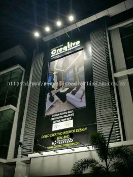 Creqtivo Interior Design Special Giant Billboard & 3D LED Conceal Box Up Lettering