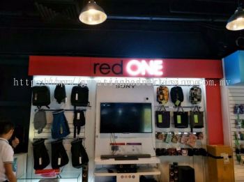 Red One Mobile Led Acrylic Box Up - One U MALL Damansara