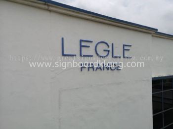 Legle France 3D Box Up Lettering Signage in Meru Klang