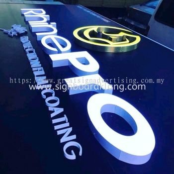 RhinePro 3D LED Channel Box Up Lettering Signage @ Sungai Buloh Selangor