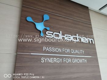 Sokachem Sdn Bhd 3D Acrylic Box Up LED lettering @ Kapar Klang