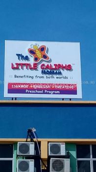 The Little Caliphs 3d LED conceal Box up lettering Billboard At bandar putri klang