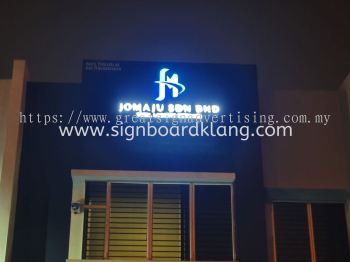 Jomaju sdn bhd 3D LED channel box up lettering LED signage signboard at bandar botanic bukit tinggi klang