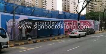 IJM Hoarding Project Signboard Banner at Bukit Jalil Kuala Lumpur