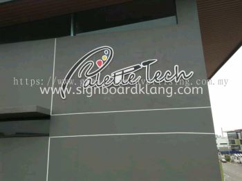 palette Tech 3D Box Up Lettering Signage at Jalan Kapar