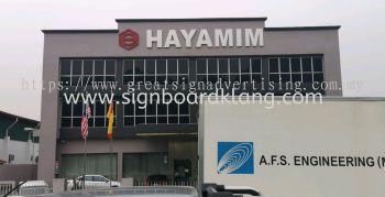 Hayamin Aluminum Giant 3D Box Up Lettering Signage