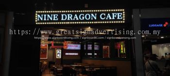 CAFE OUTDOOR 3D LED FRONTLIT SIGNBOARD AT SHAH ALAM, SETIA ALAM, KAPAR, SELANGOR