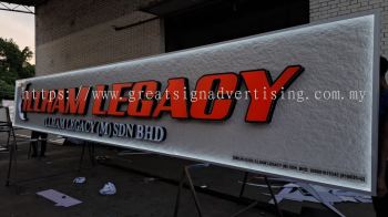 LUXURY STONE BASE FACADE | 3D LED FRONT-LIT SIGNAGE IN BANGI, SEPANG & CHERAS