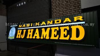 BEST 3D LED FRONT-LIT + ALUMINIUM BASE SIGNBOARD MAKER IN SELANGOR, SRI MUDA & SUNGAI BULOH